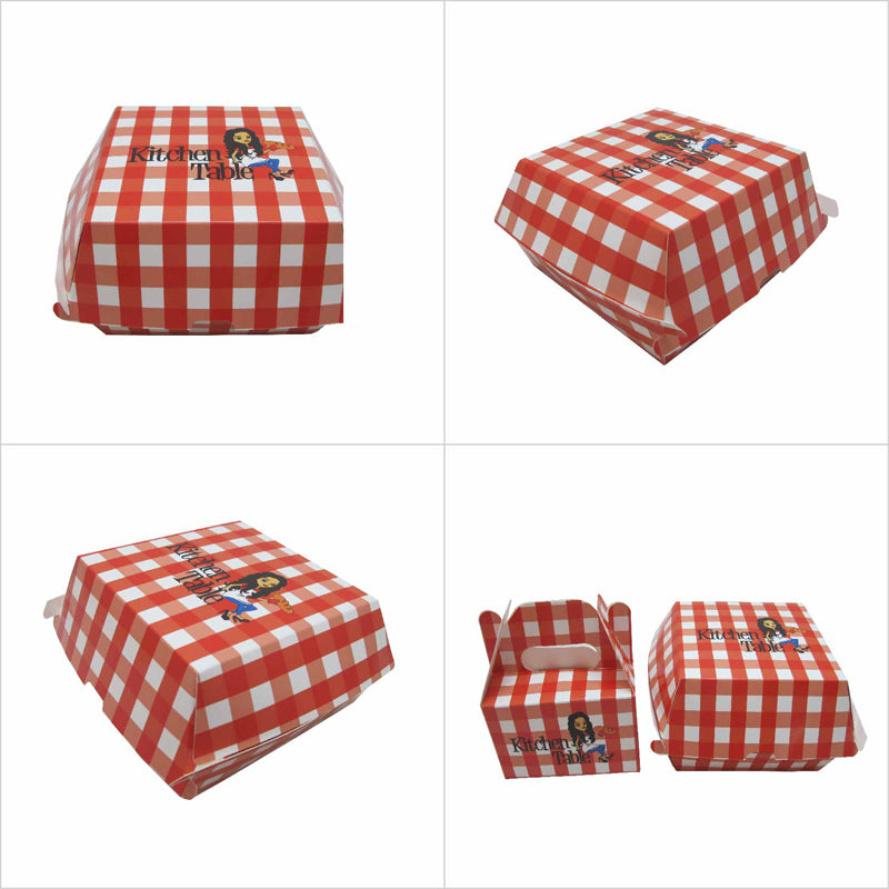Customized burger packaging