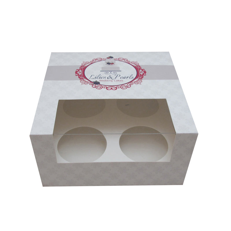 Customized six hole mini cake box