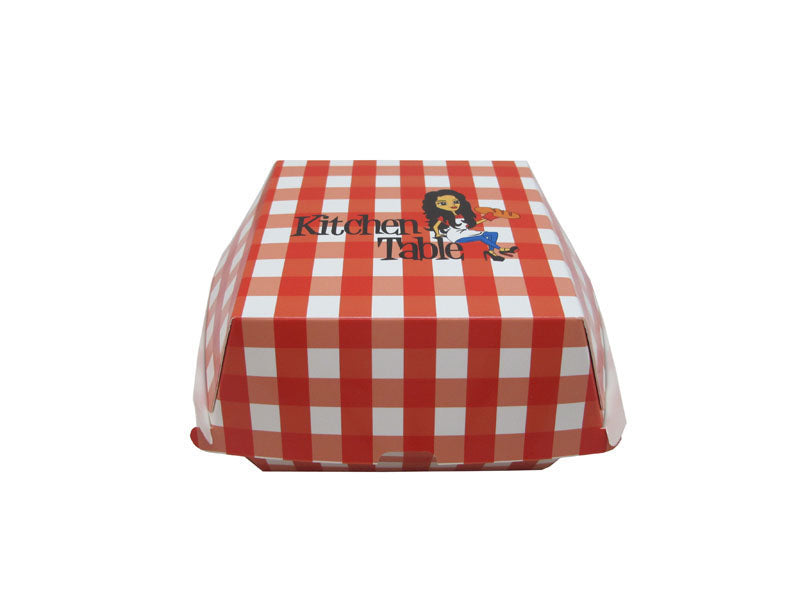 Customized burger packaging