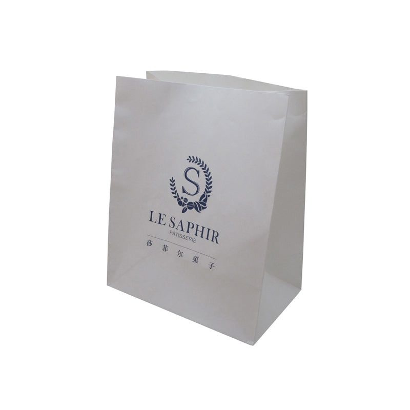 Customized Durable white cardboard Paper Bags