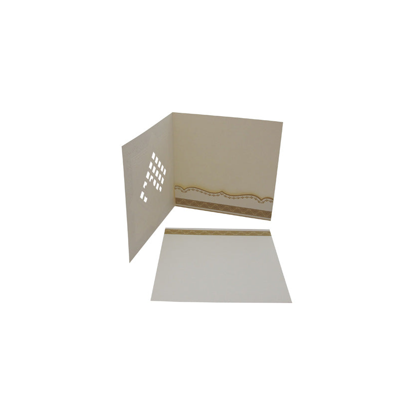 Hollow out creative greeting card gift card