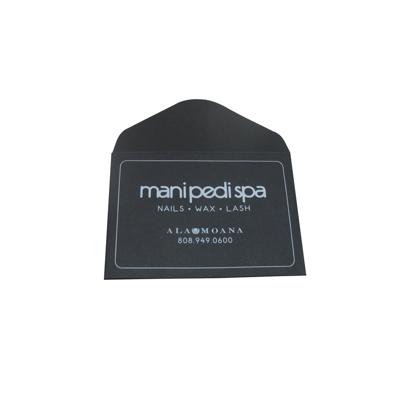 Black simple envelope Hot stamping/silvering effect