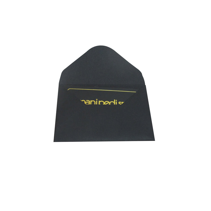 Black simple envelope Hot stamping/silvering effect
