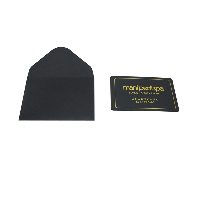 Black simple envelope Hot stamping/silvering effect