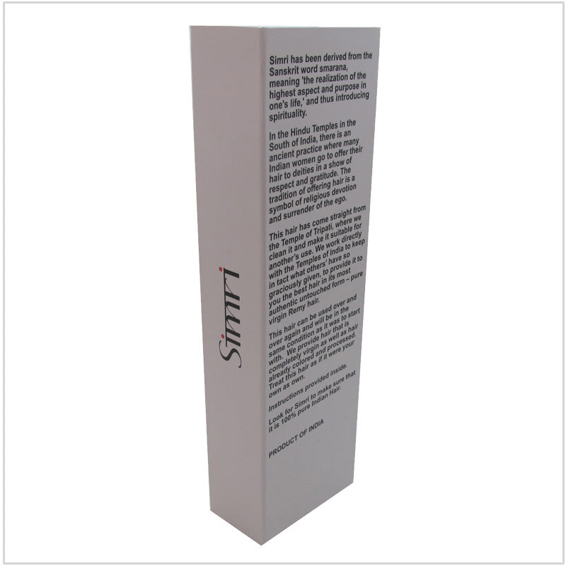Custom Extension Hair Bundle Box