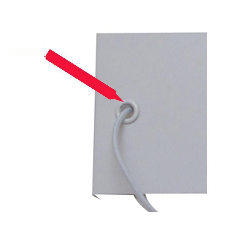 350g Gloss Paper Tag with Eyelet and String