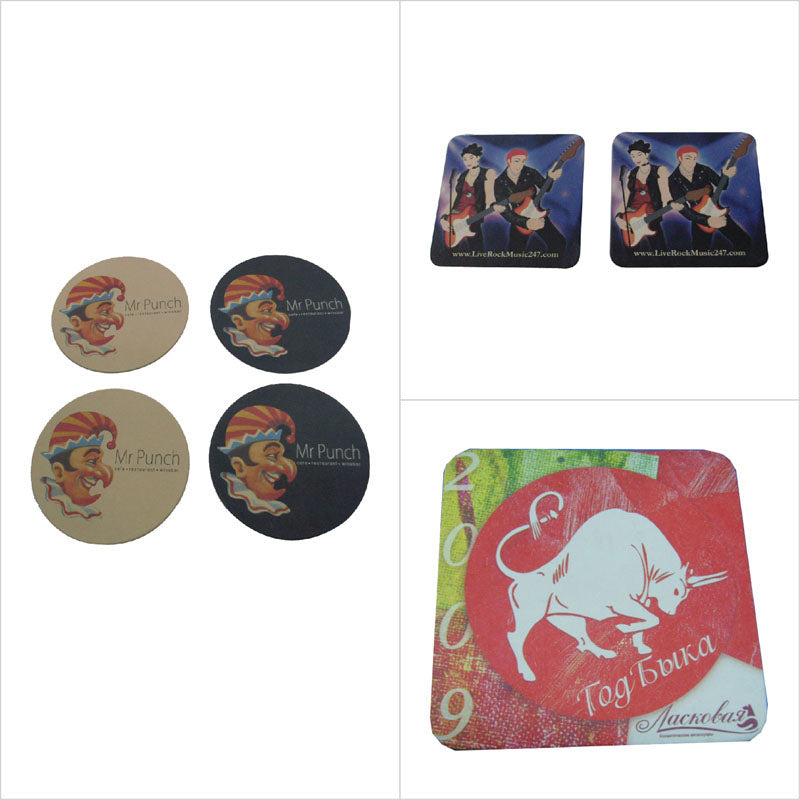 Custom Paper Drink Coasters