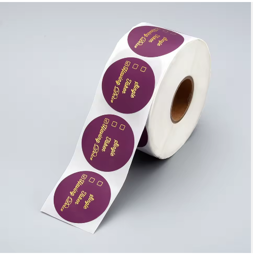 Customize full color hot stamping stickers