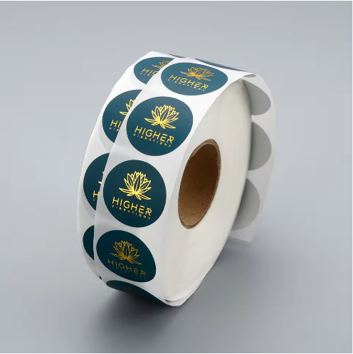 Customize full color hot stamping stickers