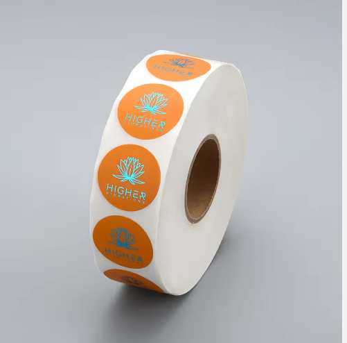 Customize full color hot stamping stickers