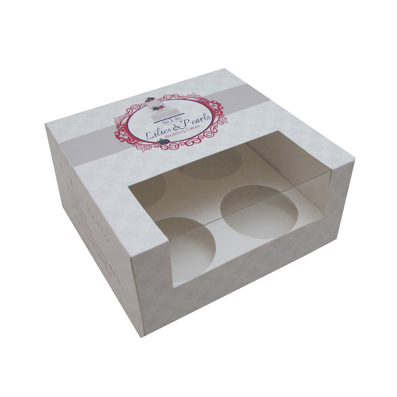 Customized six hole mini cake box