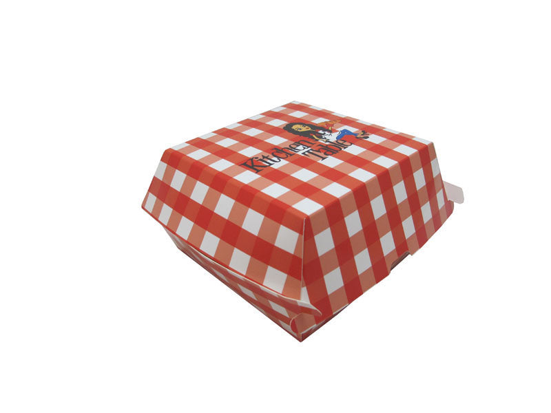 Customized burger packaging