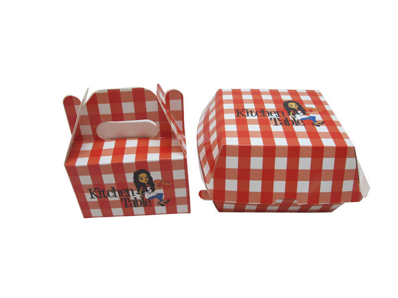 Customized burger packaging