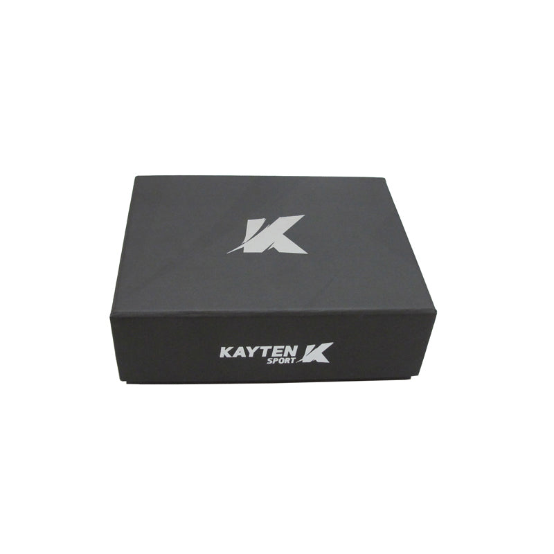 Customized black shoe box with silver hot stamping logo