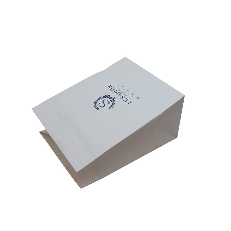 Customized Durable white cardboard Paper Bags