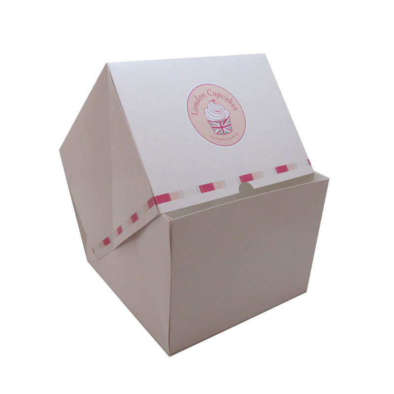 Custom Paperboard Cupcake Box