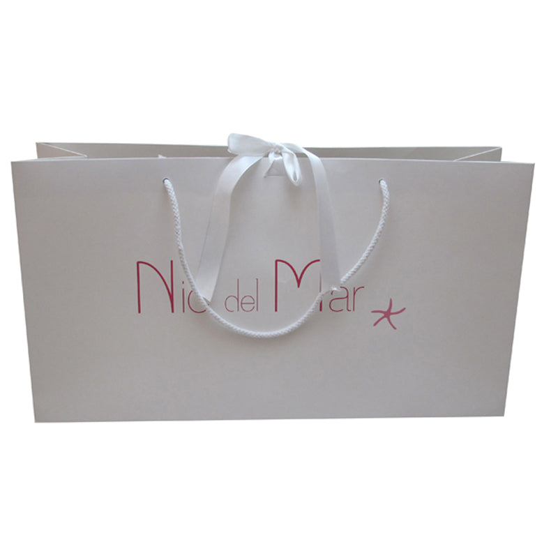 Customized ribbon shopping bags