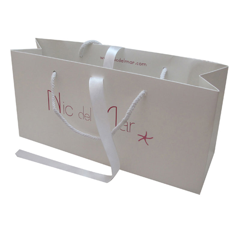 Customized ribbon shopping bags