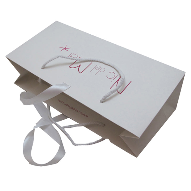 Customized ribbon shopping bags