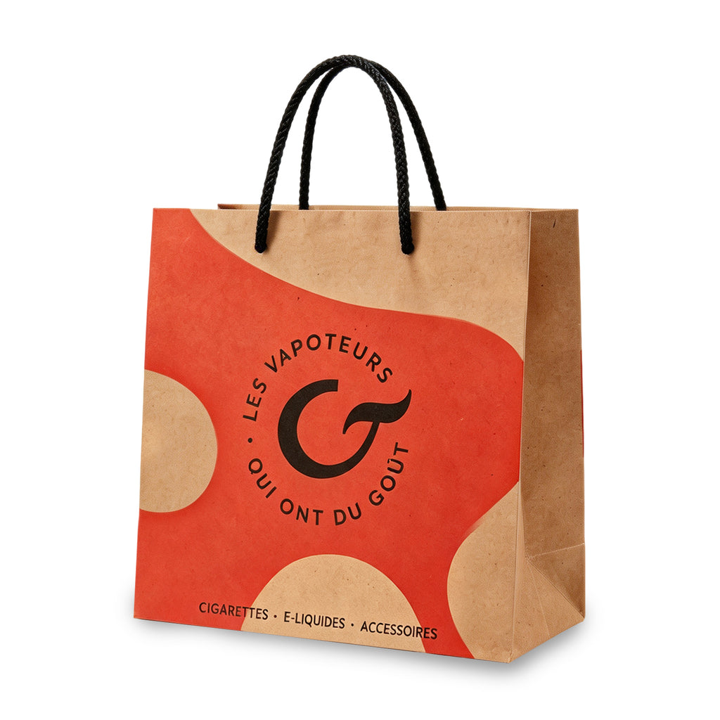 Kraft shopping bags