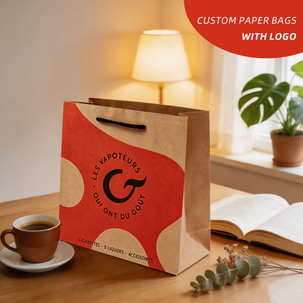 Kraft shopping bags